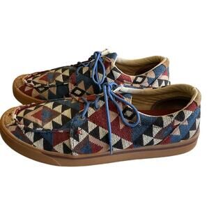 Twisted X Men's Hooey Loper Fashion Sneakers 12 Aztec Lace Up